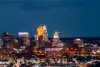 the Cincinnati coworking skyline in Ohio for remote workers and digital nomads