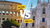 Rome vs. Milan — which historic Italian city is best for travelers