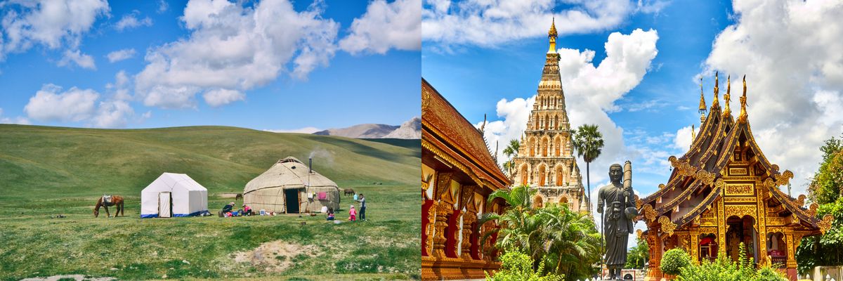 Digital Nomad Visa requirements comparison: Kyrgyz Republic vs. Thailand